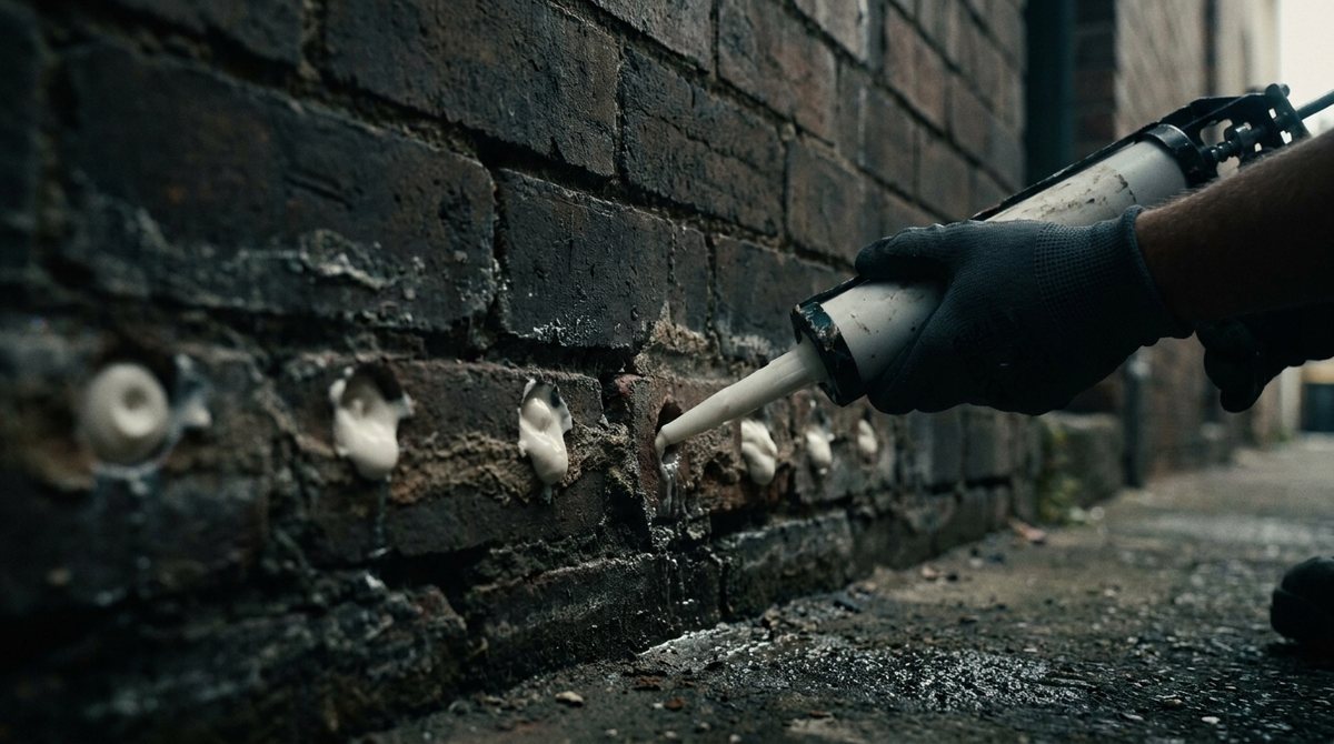 Chemical DPC chemistry: how rising damp is actually stopped
